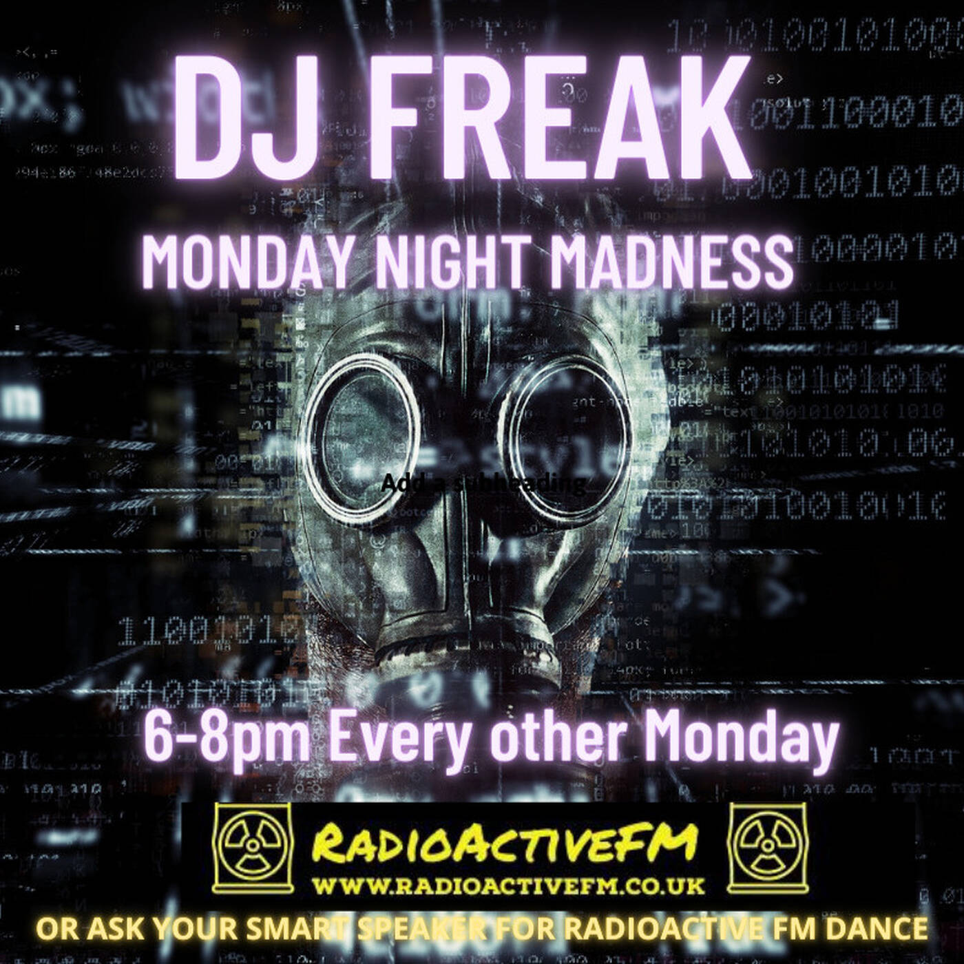 DJ Freak's Monday Old School Madness episode artwork