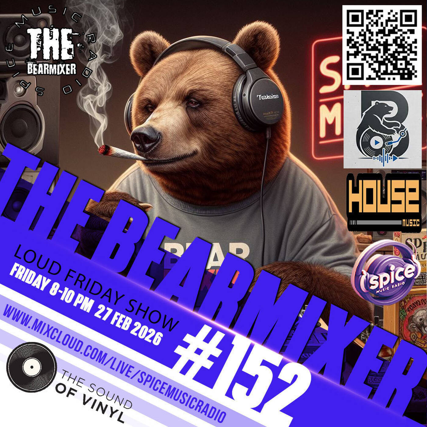 Live On Air Spice Music Radio "Loud Friday #152" 27th February 2026 episode artwork