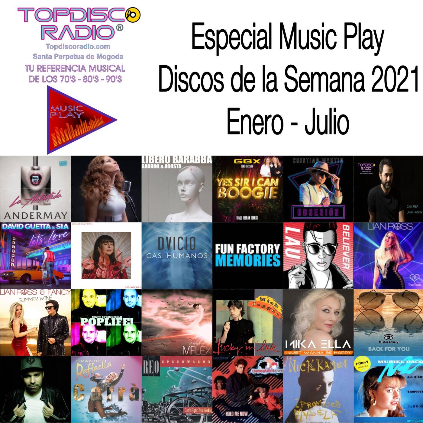 Music Play Programa 136 Fin de Temporada Especial Discos de la Semana 2021