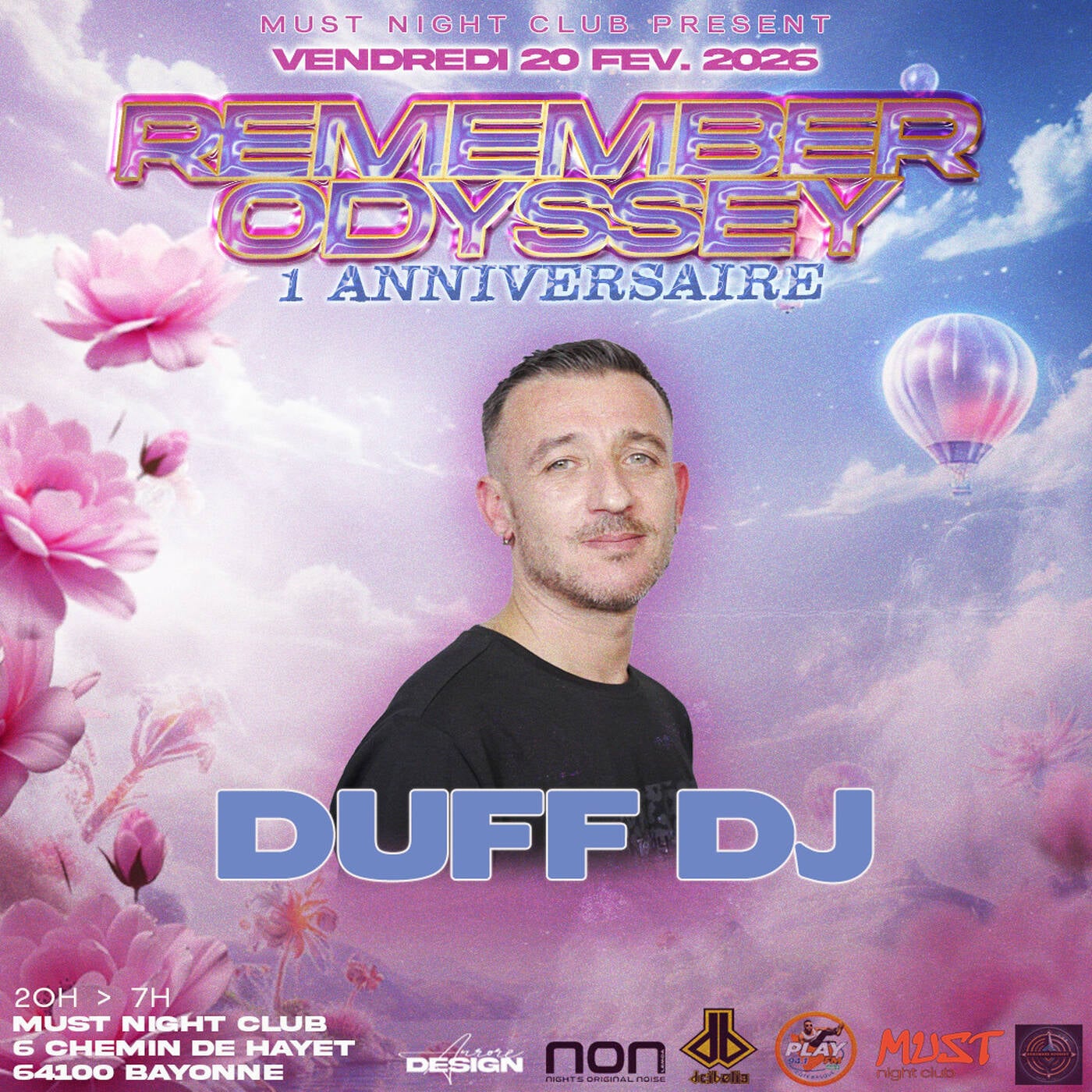 DJ DUFF LIVE SET DIRECT @ 1er ANNIVERSAIRE REMEMBER ODYSSEY MUST NIGHT CLUB BAYONNE (20/02/2026) episode artwork