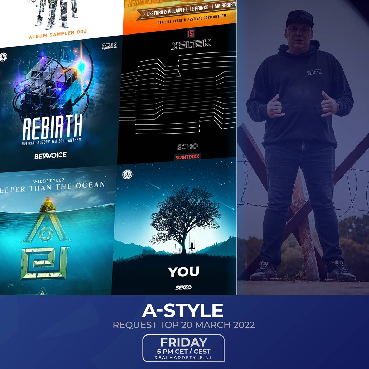 A-Style presents Real Hardstyle Request Top 20 March 2022 Mixed By A-Style @ REALHARDSTYLE.NL 13.05.2022