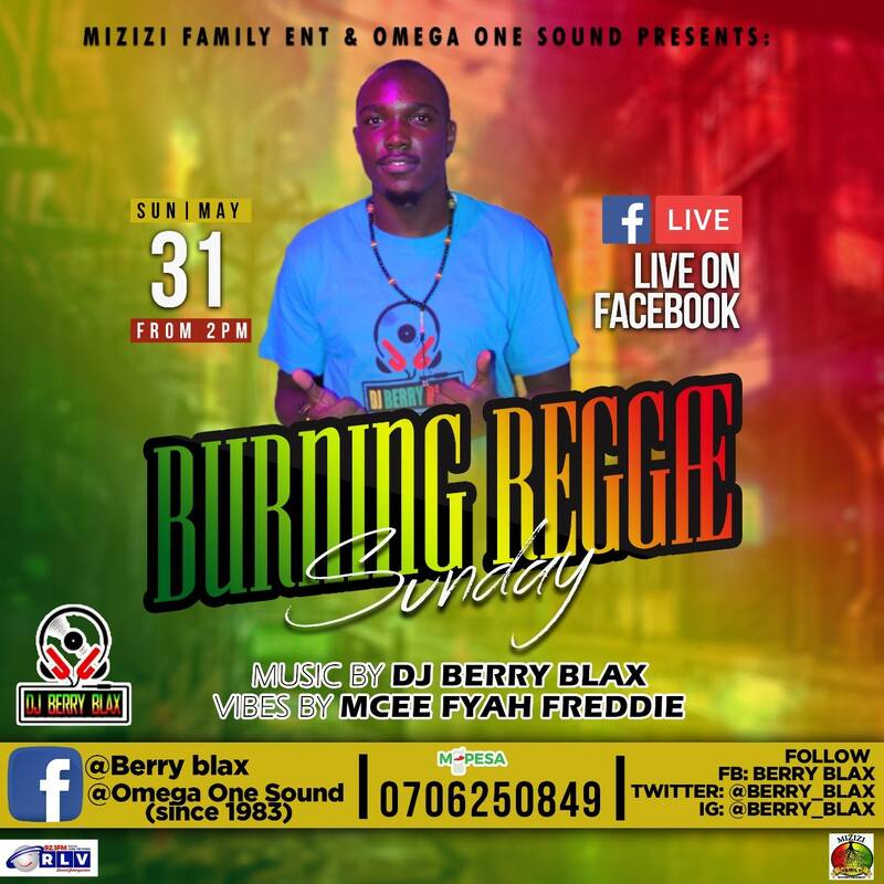 DJ BERRY BLAX FT FYAH FREDDIE- BURNING REGGAE SUNDAY LIVE