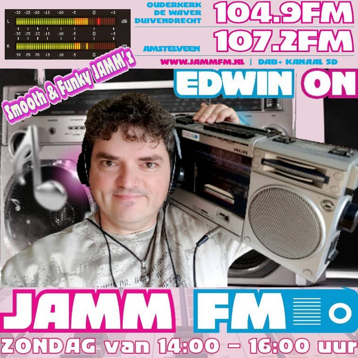 Play EDWIN ON JAMM FM 16-08-2026 The Jamm On Sunday met Edwin van Brakel