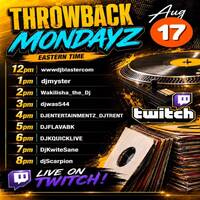 THROWBACK MONDAYZ🚄RAID🚨TRAIN🚆Hosted By @djsird1 🕕6-7🕖PM🚨EST‼️(AUG 17, 2026) by DjKquickLive Mixes