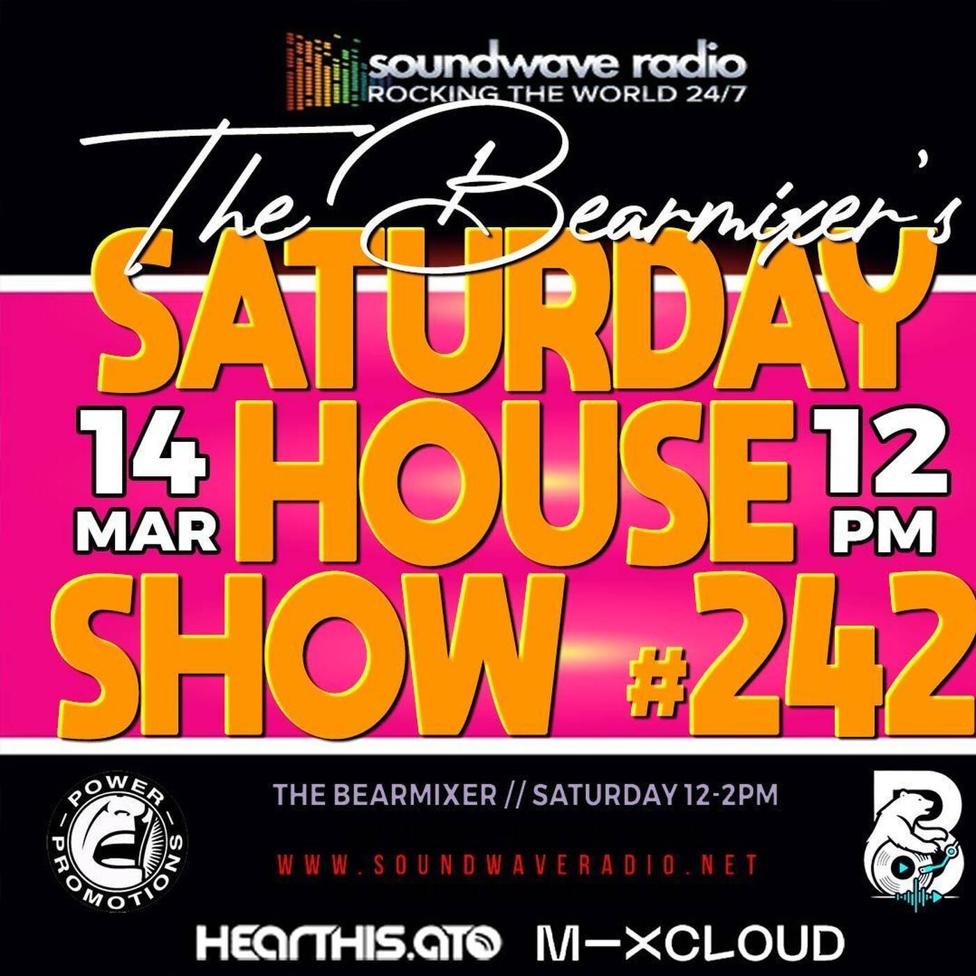 Soundwave Radio Saturday House Show #242 - 14th March 2026 episode artwork