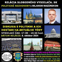 Politické rozhovory 217 - 2024-10-08 Ľubo Huďo by Slobodný Vysielač