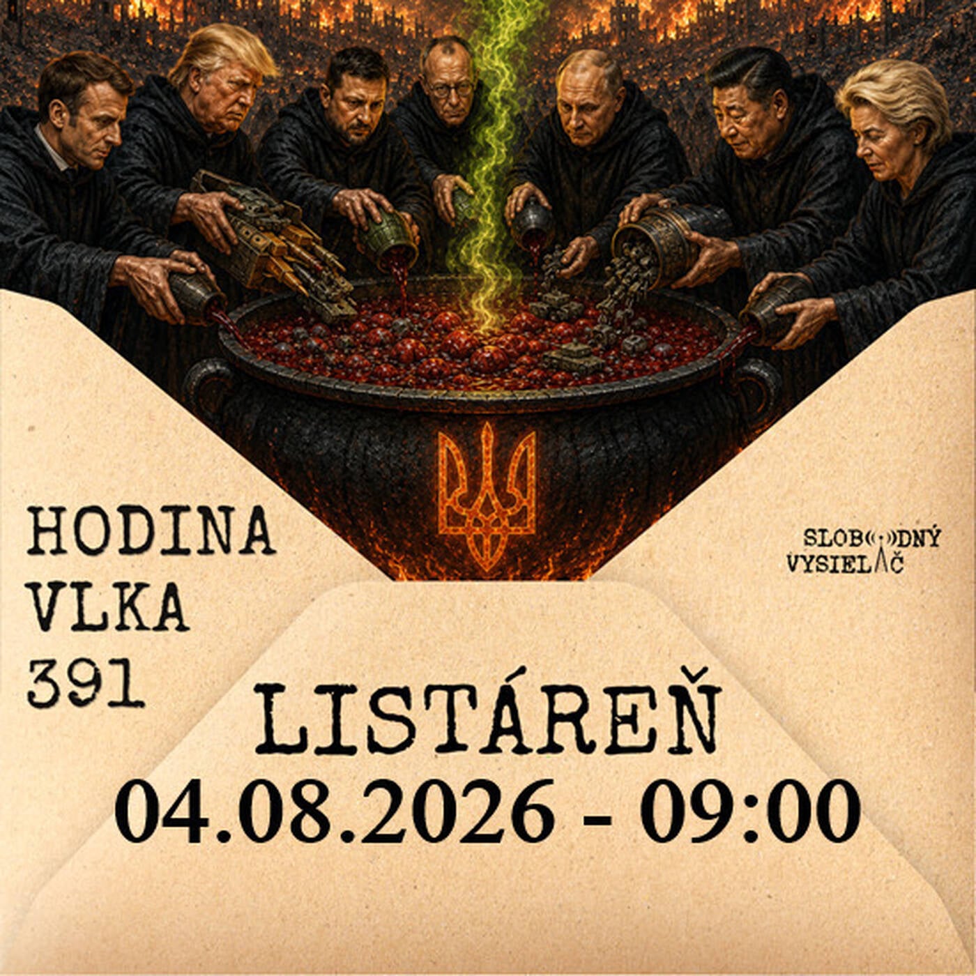 Hodina vlka 391 - 2026-08-04 listáreň