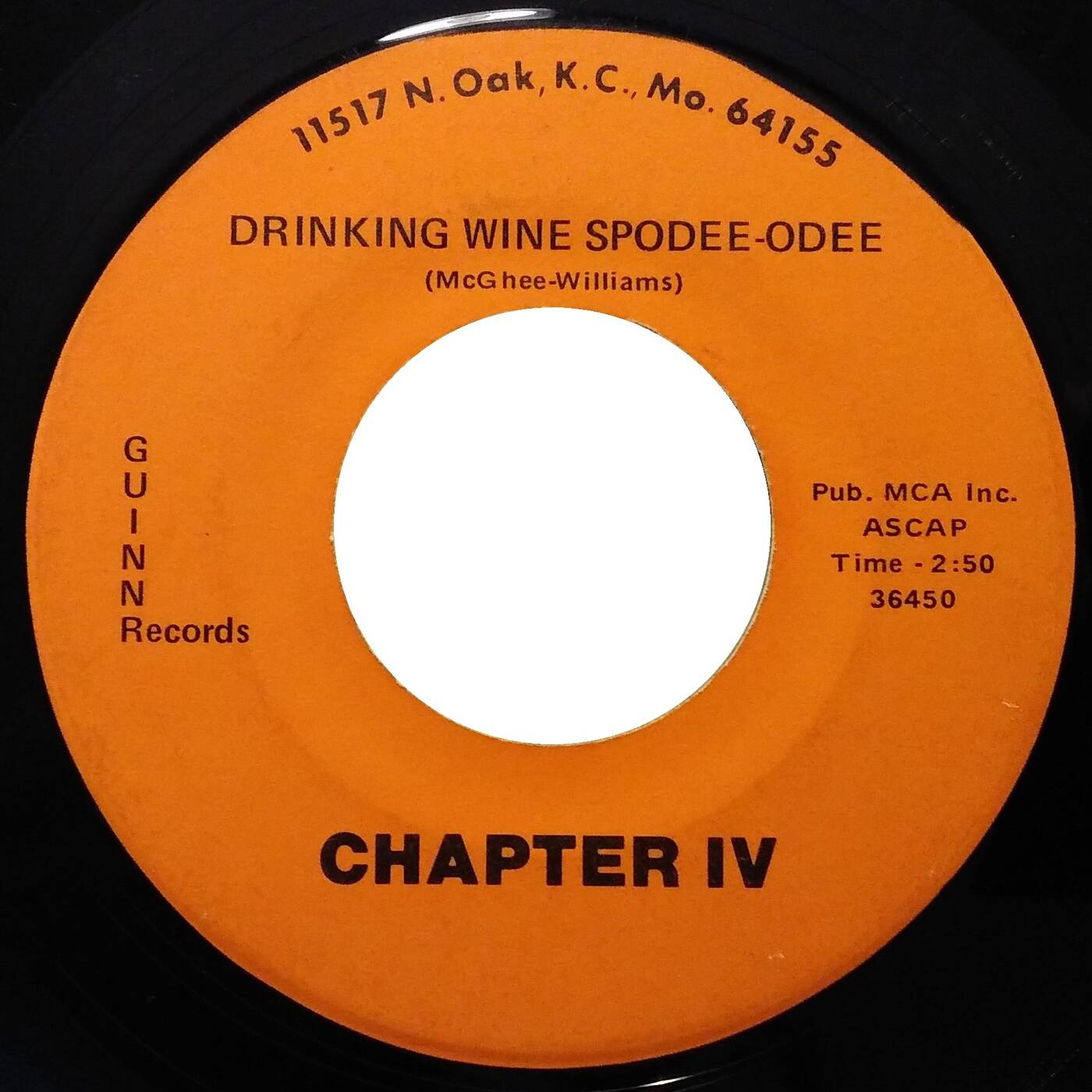 Chapter IV - Drinking Wine Spodee Odee (Guinn Records Kansas City) episode artwork
