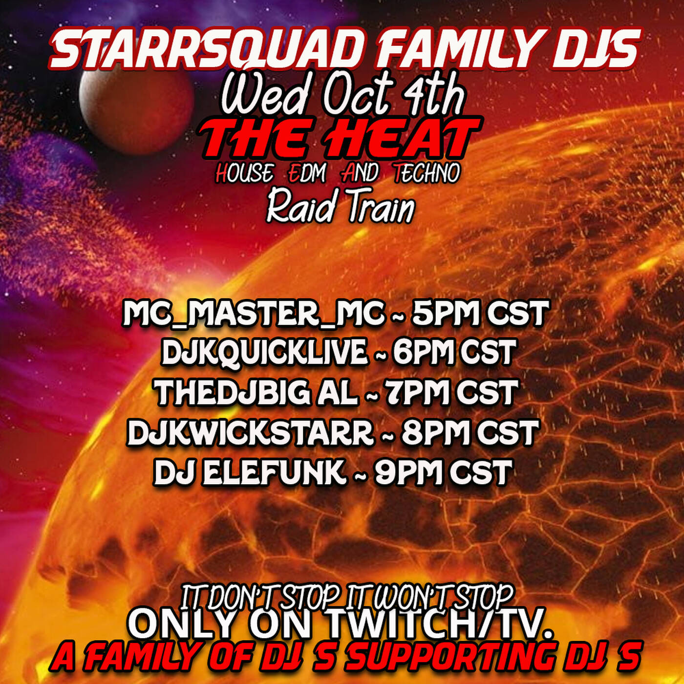 THEHEATRAIDTRAINHosted By Starrsquad Family DJ's7-8PM EST‼️ | @djkquicklive IN THE MIX (Oct 4, 2023) episode artwork