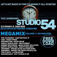 STUDIO 54 REMIXES - Volume 1 - 59 Minutes - DJ RONNY D. -REMIXES by Ronny van Dongen / DJ RONNY D.