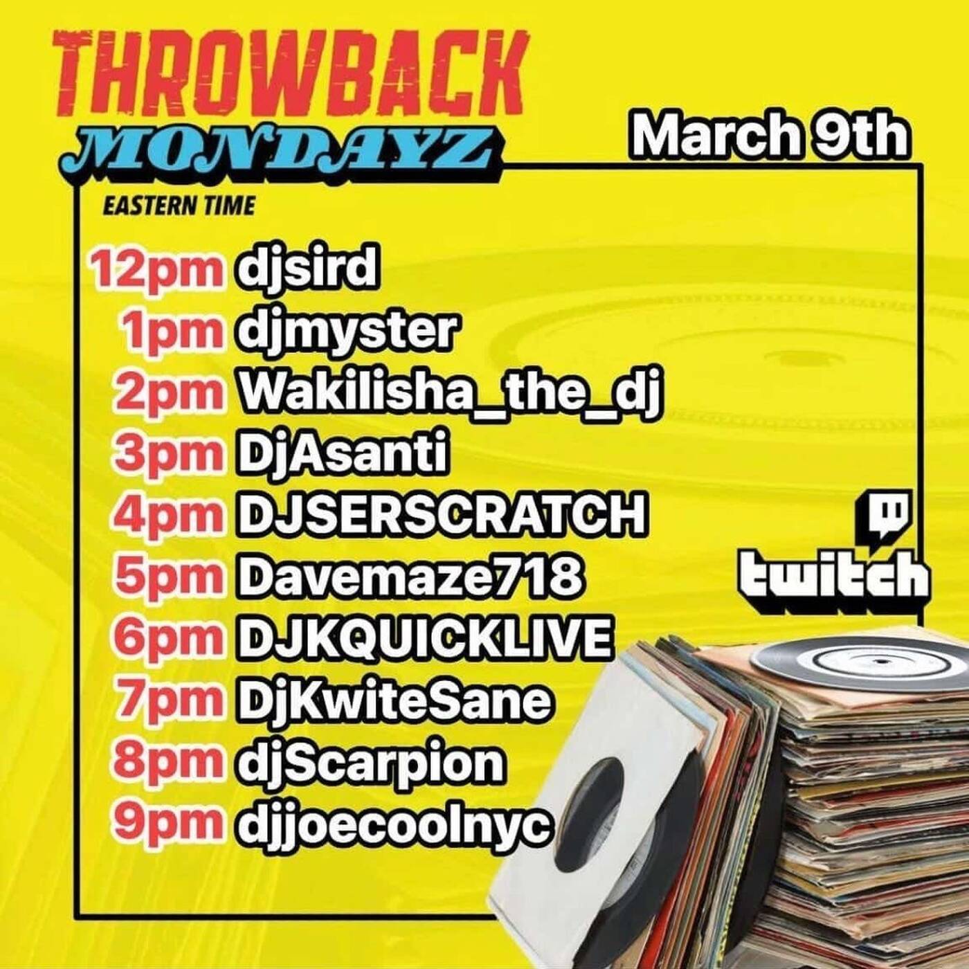 THROWBACK MONDAYZRAIDTRAIN Hosted By @djsird1 6-7PMEST‼️(MAR 9, 2026) episode artwork