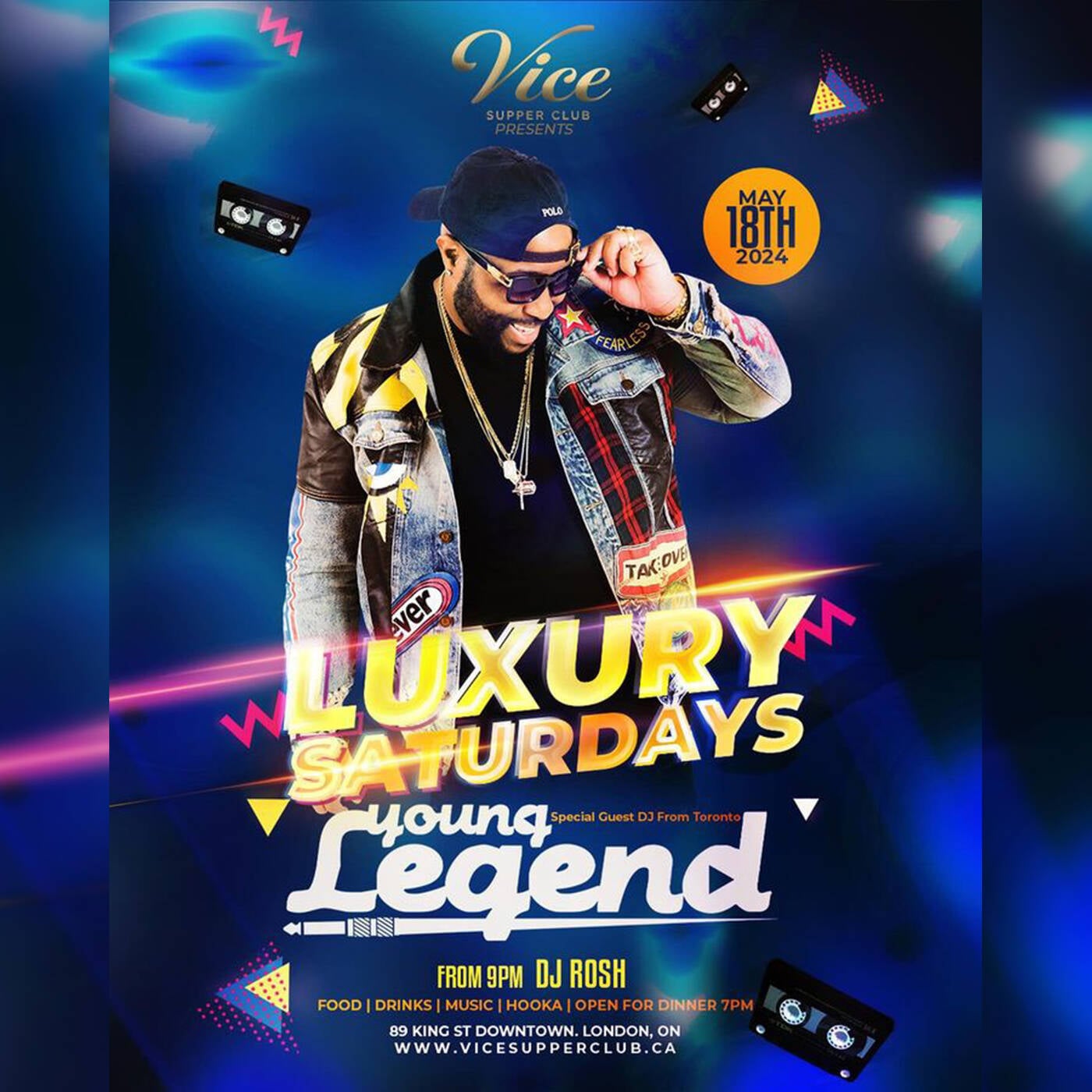 VICE SUPPERCLUB LONDON MAY 18TH - LIVE AUDIO (EXPLICIT) — DJ YOUNG LEGEND  cover