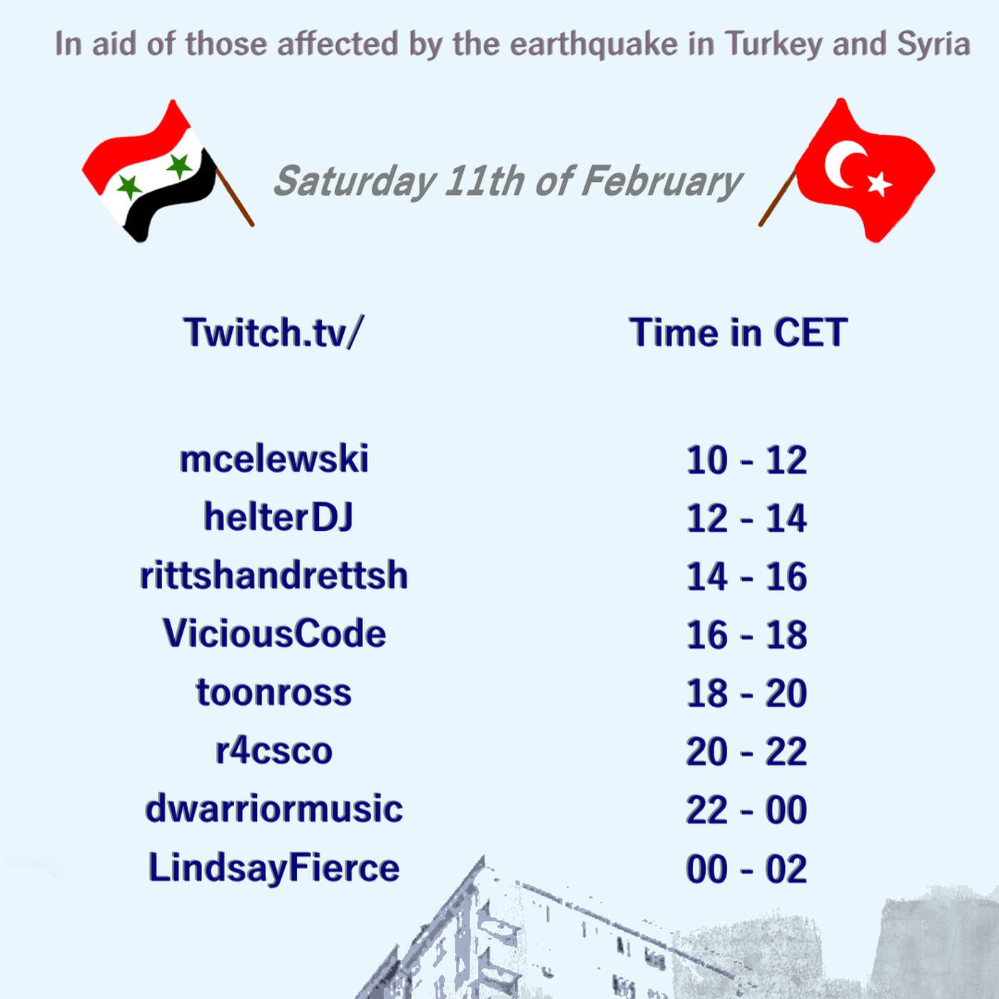 SOS  Turkey + Syria Charity Event (11-02-2023) episode artwork