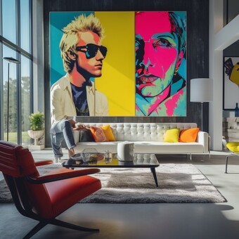 Interior mural