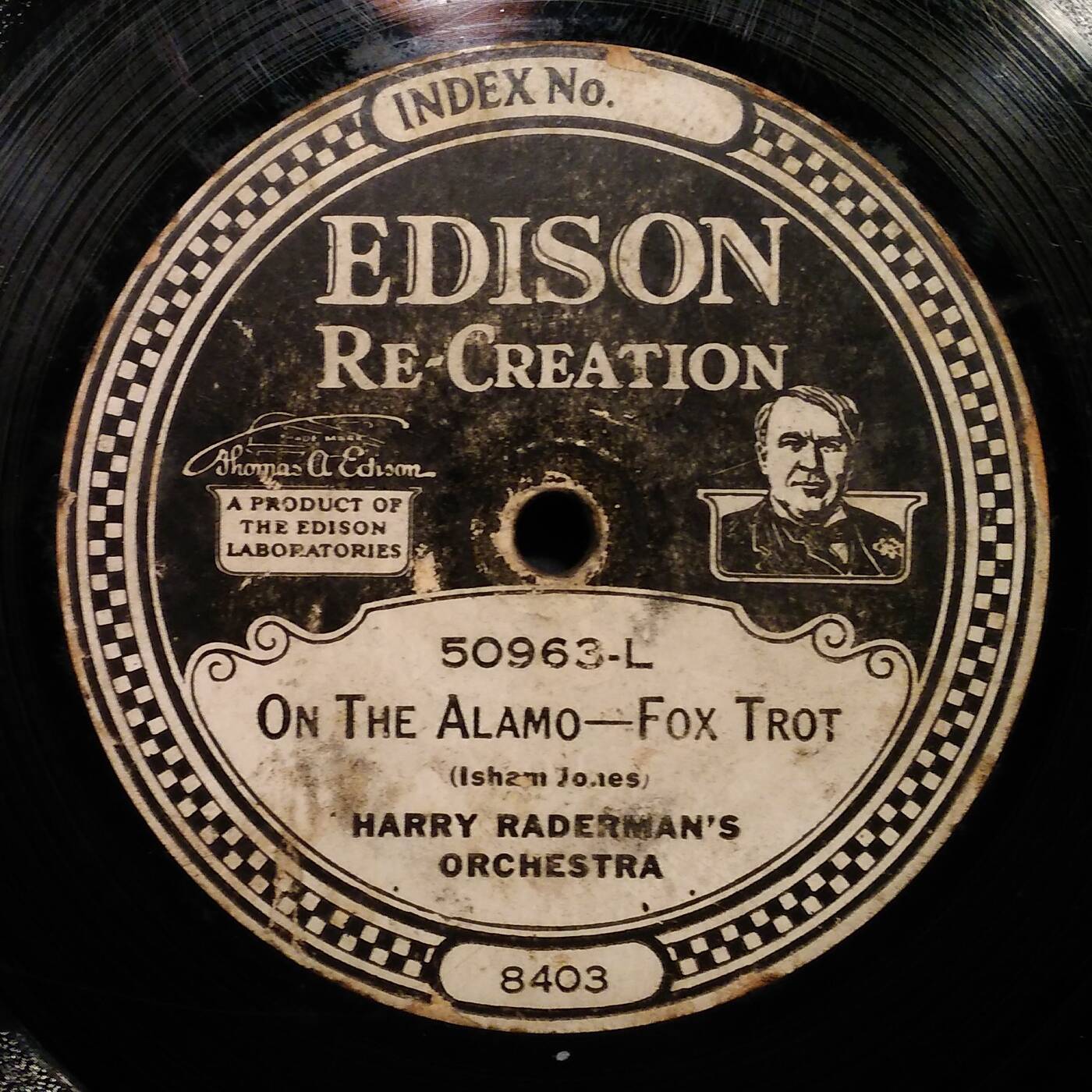 50963 L - Harry Raderman's Orchestra - On The Alamo (Edison 50963 Left) episode artwork