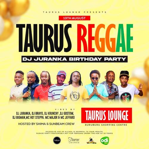 DEEJAY JURANKA BIRTHDAY BASH AT TAURUS LOUNGE X MC NICKY BADMAN