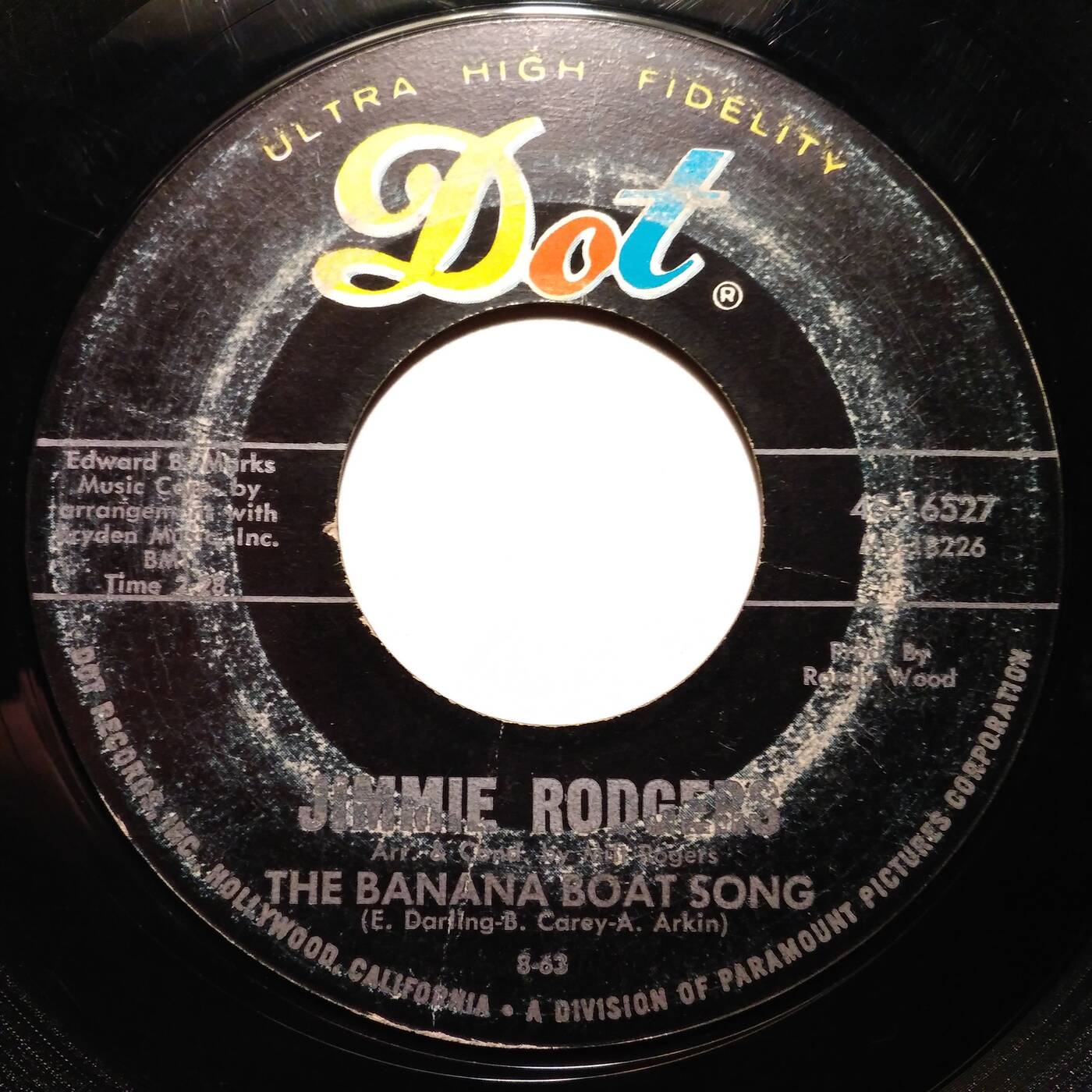 Jimmie Rodgers - Banana Boat Song (Cold 45 - Clean) episode artwork