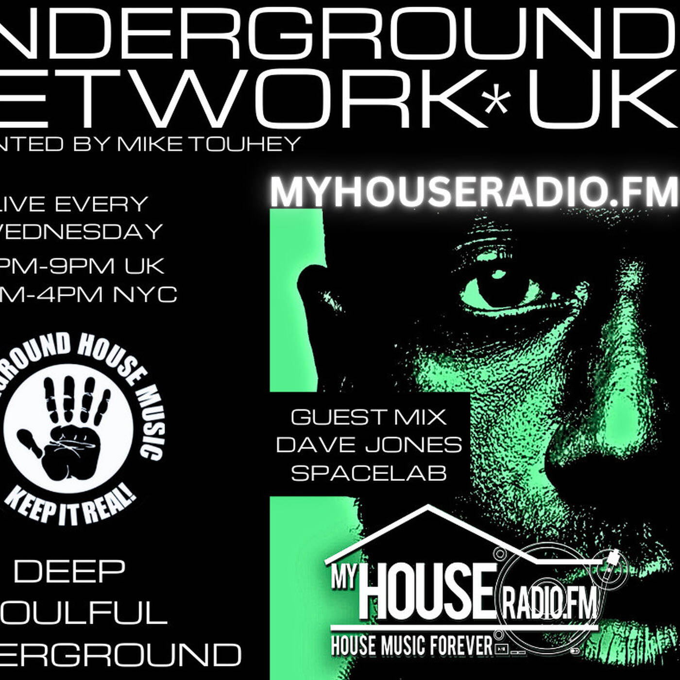 mike touhey live @ myhousradio.fm 23-7-25 special guest mix from dave jones spacelab episode artwork