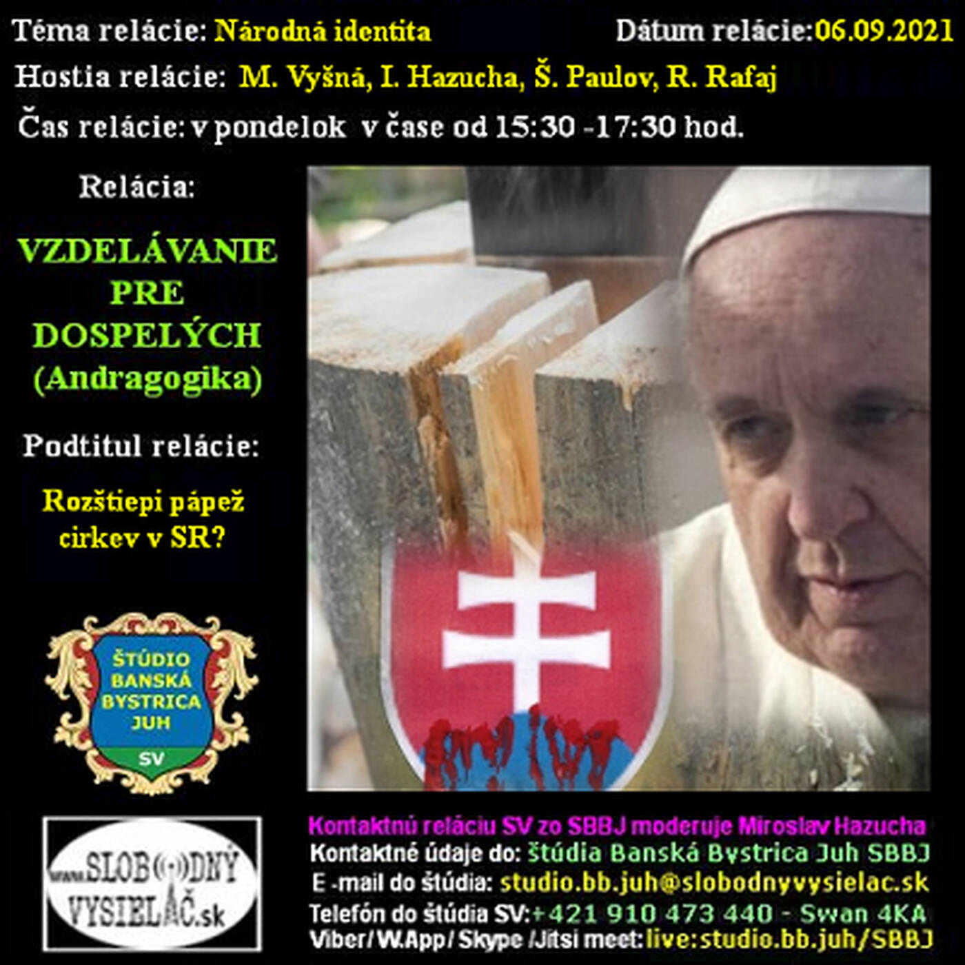 Vzdelávanie pre dospelých 264 - 2021-09-06 Národná identita episode artwork
