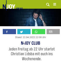 N-JOY Club - Christian Lidsba (23.12.2022) by djsets4u