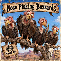 Nose Picking Buzzards by House Ape