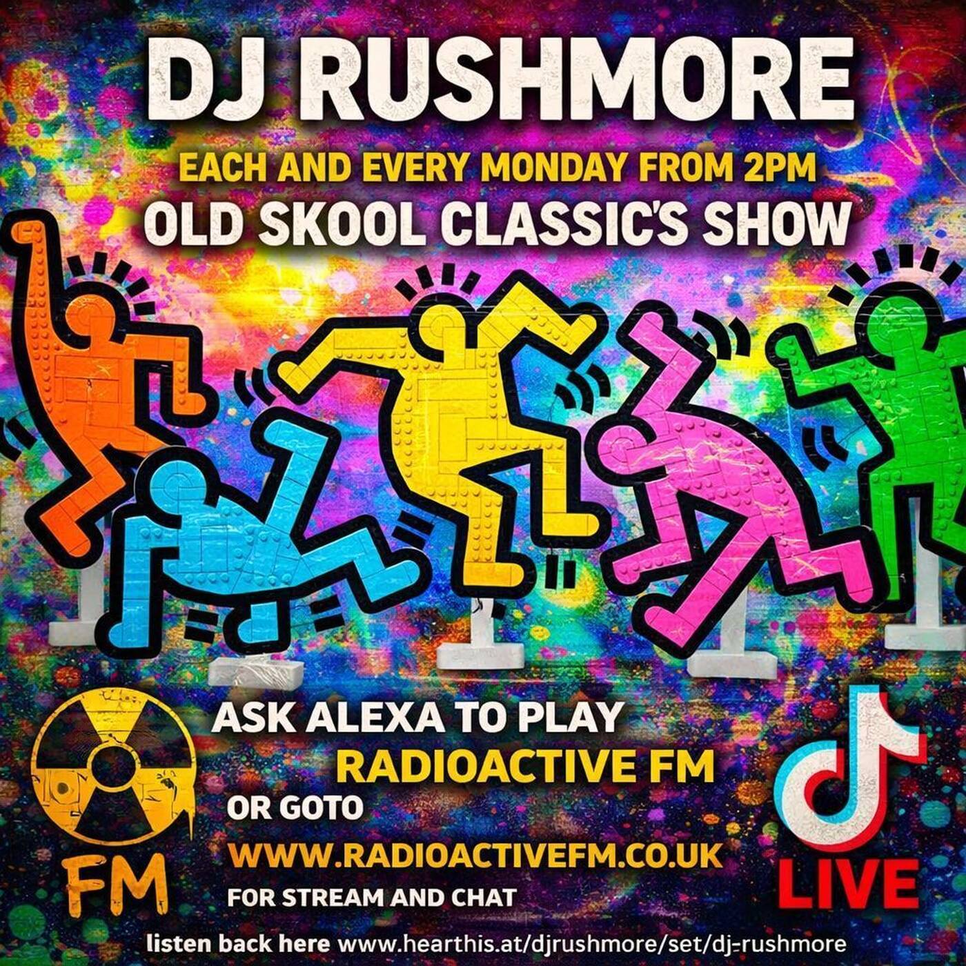 30'03'26 DJ RUSHMORE presents THE RUSH HOUR live on www.radioactivefm.co.uk episode artwork