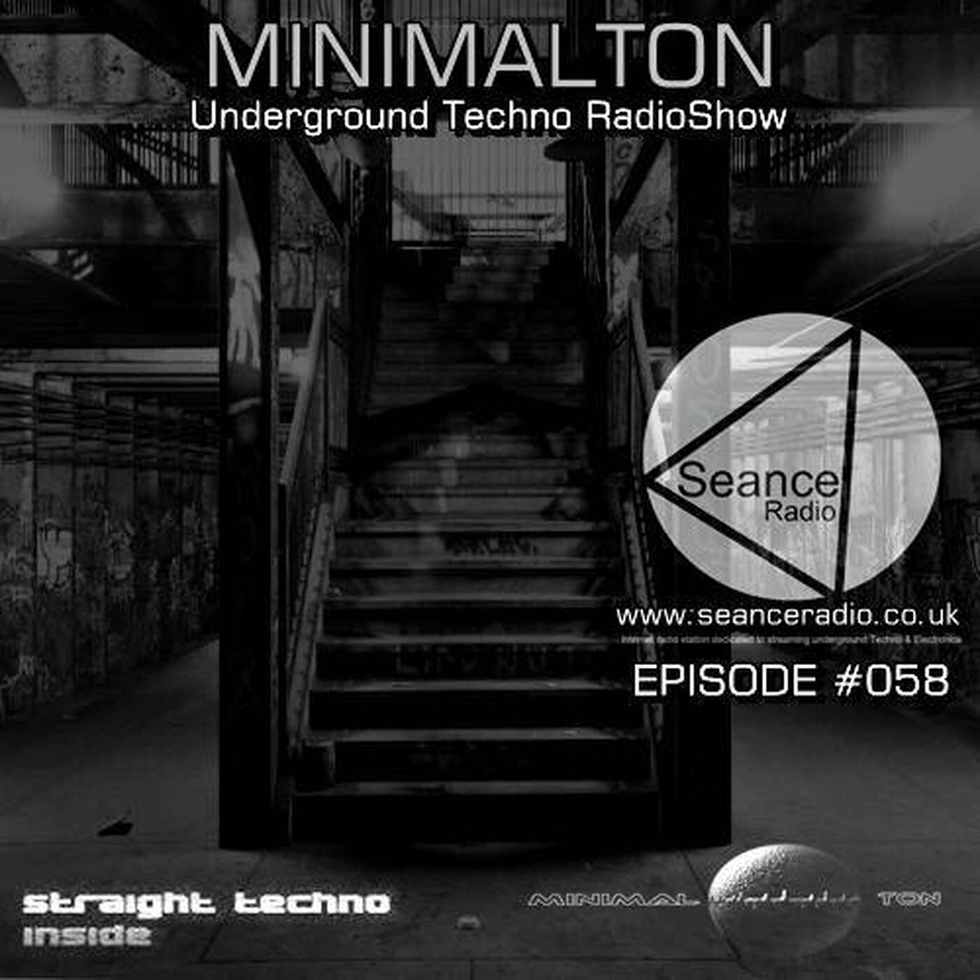 Episode #058 Minimalton RadioShow @ Seance Radio [UK] #Key 6m# episode artwork