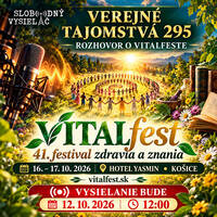 Verejné tajomstvá 295 - 2026-10-12 Vitalfest by Slobodný Vysielač