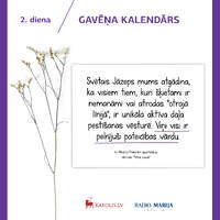 Gavēņa kalendārs | RML S06E02 | Gavēņa 2. diena | Pr. Marcins Vozņaks | 18.02.2021 by Radio Marija Latvija