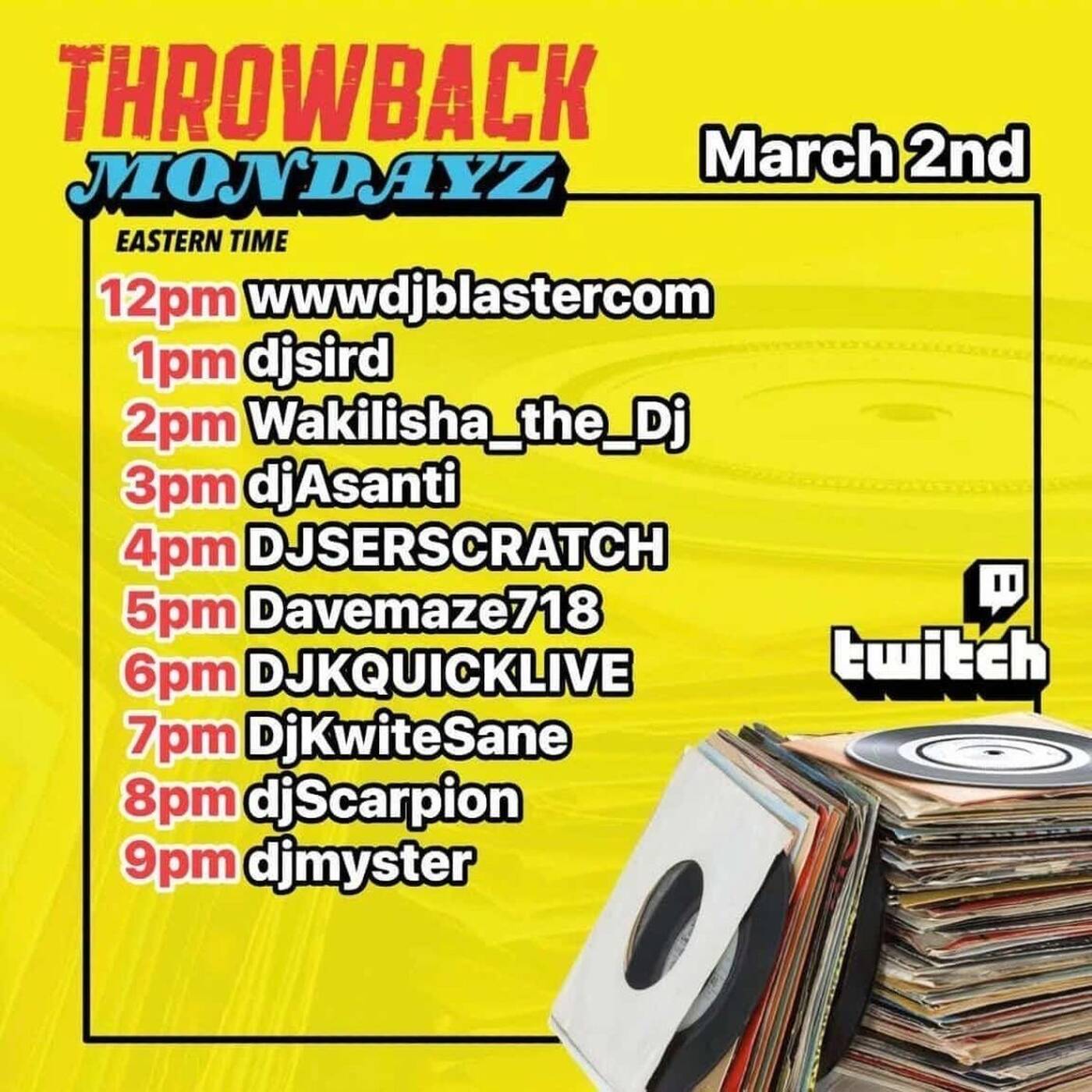 THROWBACK MONDAYZRAIDTRAIN Hosted By @djsird1 6-7PMEST‼️(MAR 02, 2026) episode artwork