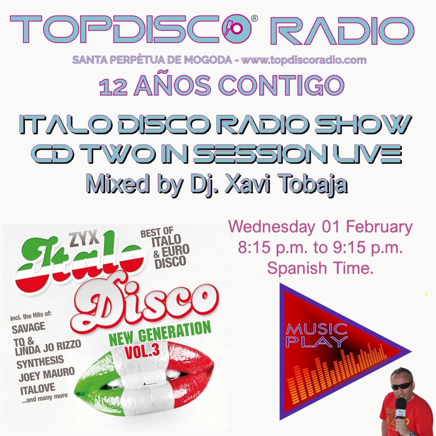 Music Play Programa 186 ZYX Italo disco Radio Show 11 episode artwork