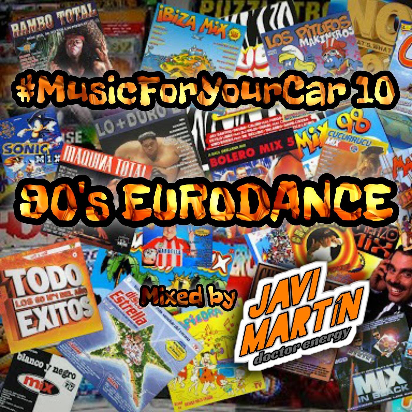 #MusicForYourCar 10 - 90's EURODANCE episode artwork