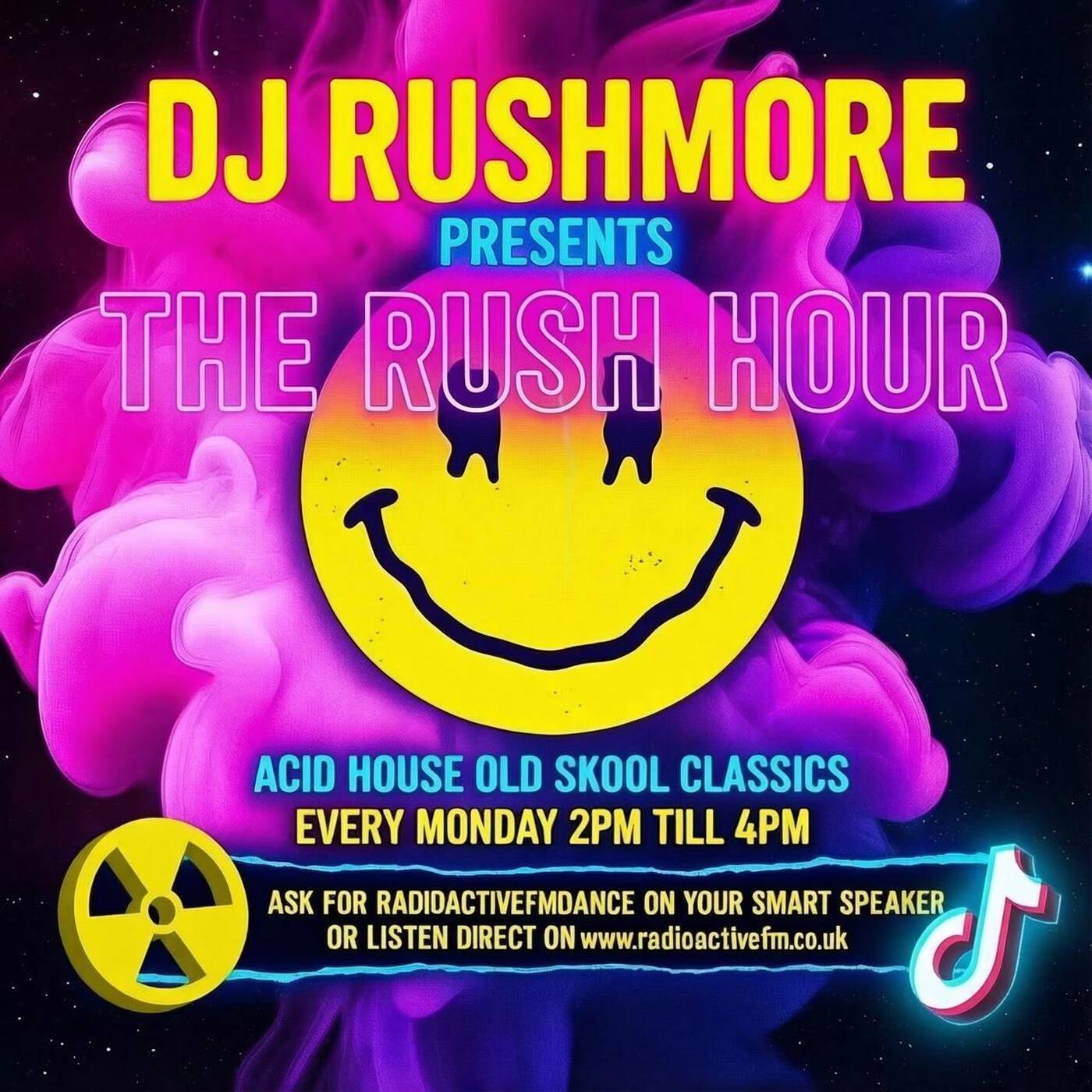 08'12'25 DJ RUSHMORE presents THE RUSH HOUR live on www.radioactivefm.co.uk episode artwork