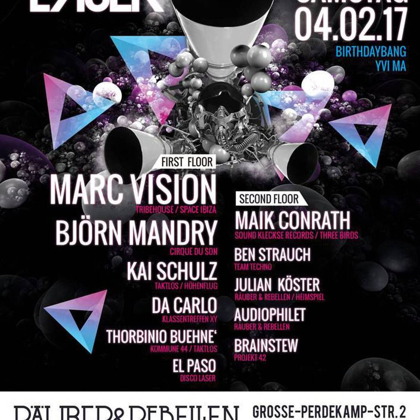 Discolaser at Räuber&Rebellen | 04-02-2017 - Ben Strauch episode artwork