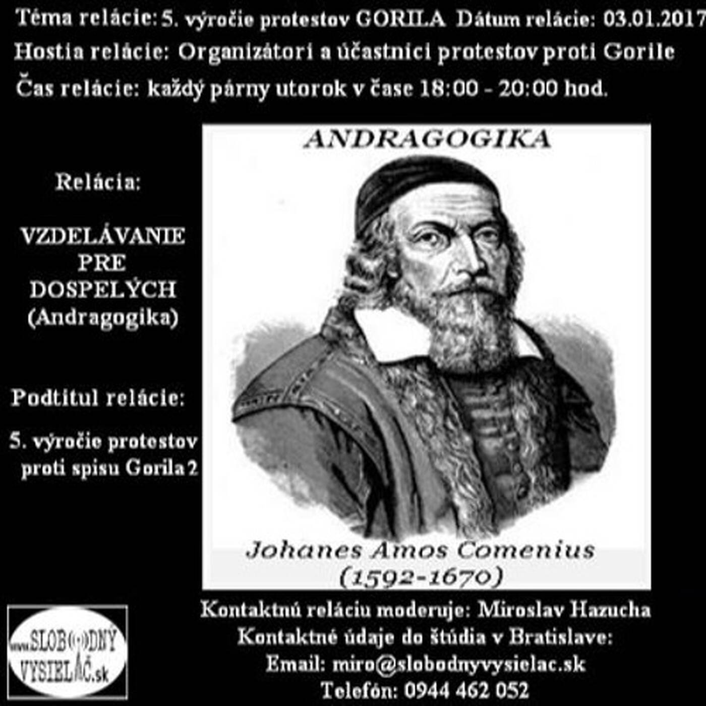 Vzdelávanie pre dospelých 37 - 2017-01-03 5. výročie Gorily 2. časť... episode artwork