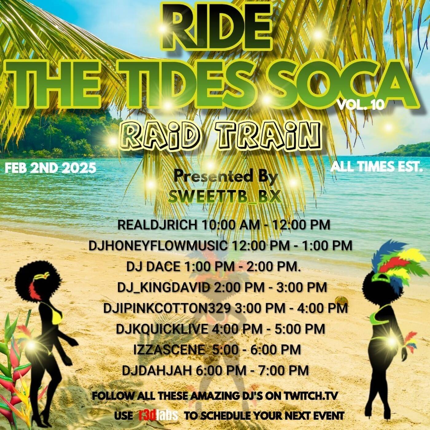 RIDETHETIDESSOCARAIDTRAINVOL.10 Presented By @sweettb_bx 4-5PMEST‼️ |  (FEB 2, 2025) episode artwork