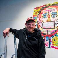 ERIC SCHRADE - Maler &amp; Bildhauer - Abstrakte Kunst - Eyecandy - Temple of Arts - 07.01.2023 by X WIE RAUS