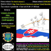 Vzdelávanie pre dospelých 468 - 2025-08-25 Zavádzajúca kampaň WHO by Slobodný Vysielač