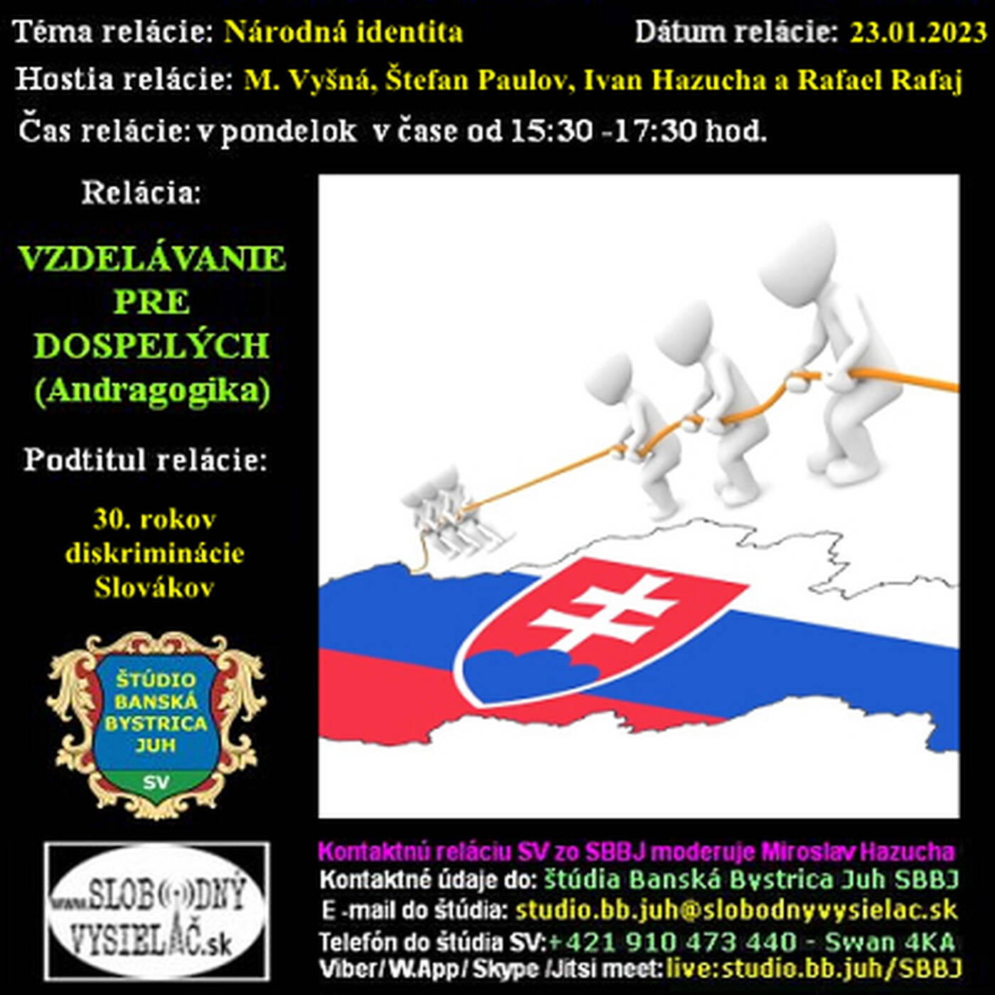 Vzdelávanie pre dospelých 335 - 2023-01-23 Národná identita episode artwork