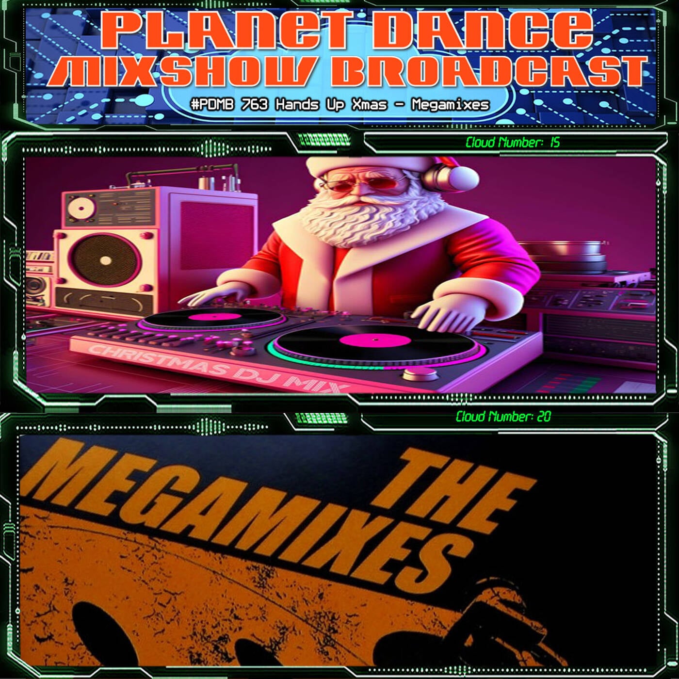 Planet Dance Mixshow Broadcast 763 Hands Up Xmas - Megamixes episode artwork
