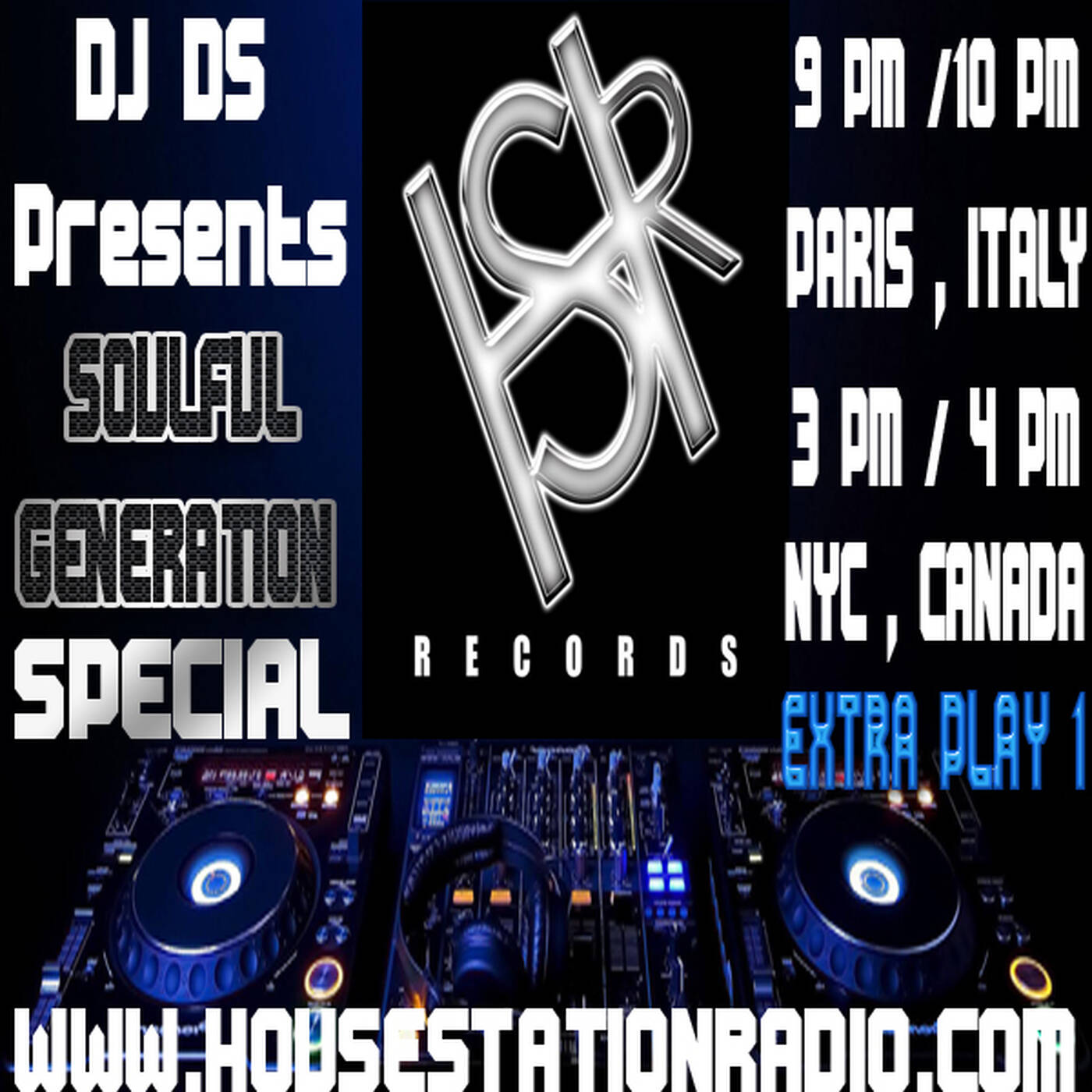 SOULFUL GENERATION LIVE SHOW ON HOUSE STATION  RADIO  BY  DJ DS (FRANCE) OCTOBER 5TH 2016 EXTRA PLAY PART 1 episode artwork
