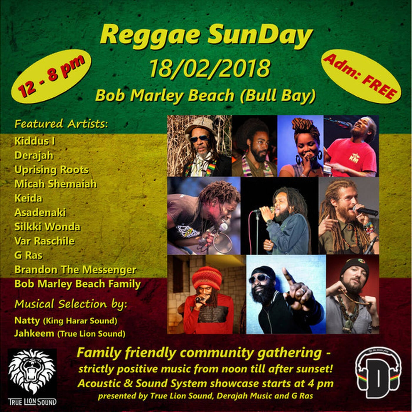 TRUE LION SOUND @ REGGAE SUNDAY FEB '18