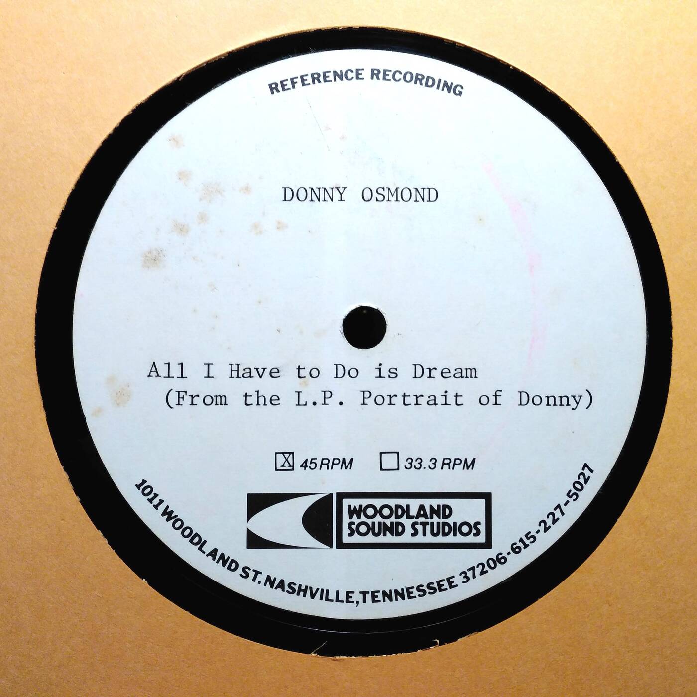 MASTER Donny Osmond Acetate clip (stereo full song) episode artwork