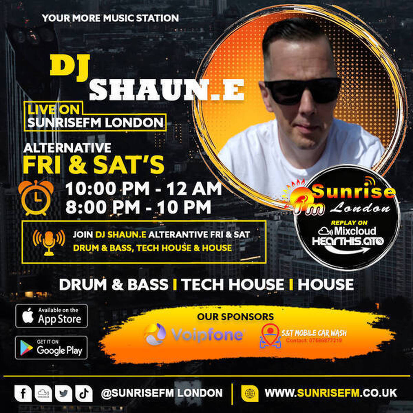 DJ Shaun.E - Sat 11th July 2026