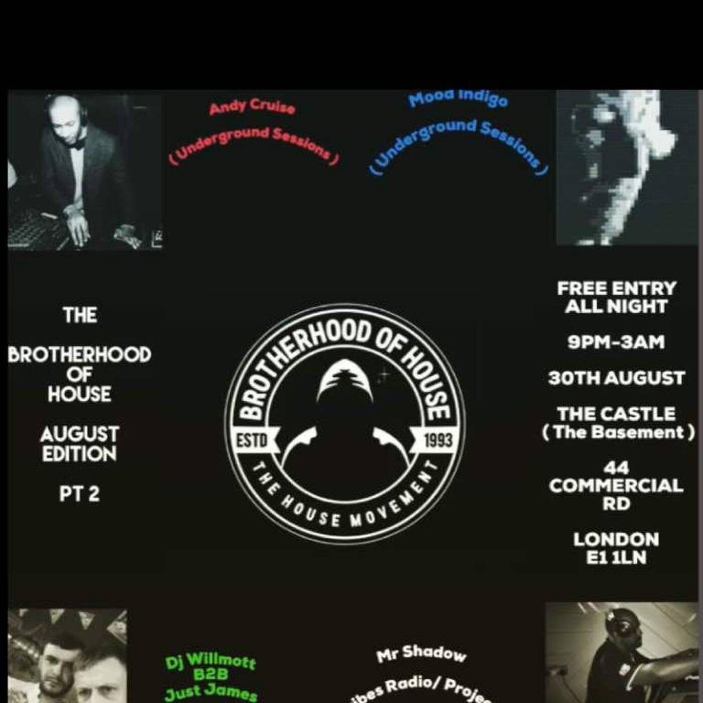Just James B2B Dj Willmott Brotherhood of House August Edition PT2  PROMO episode artwork