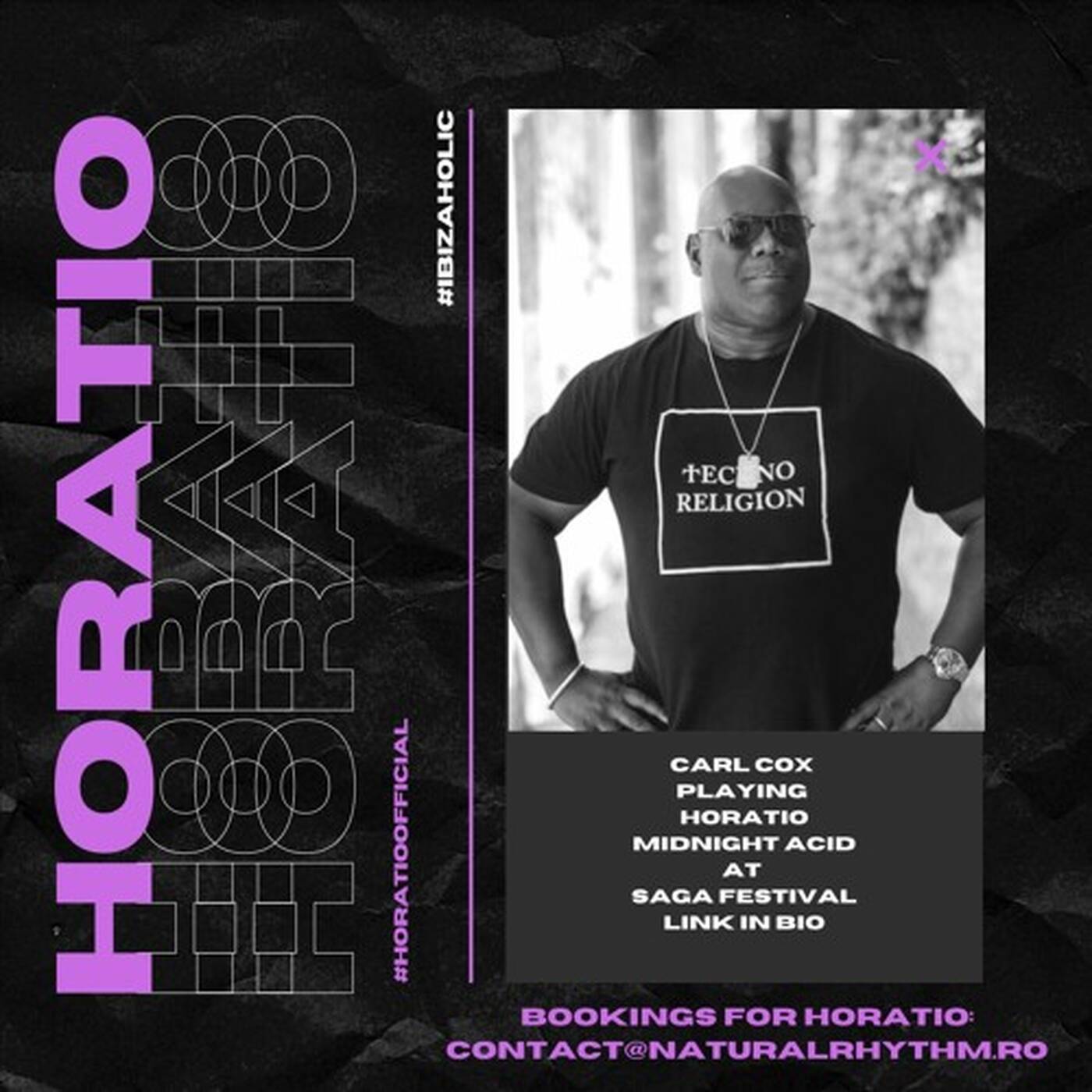 CARL COX PLAYING HORATIO MIDNIGHT ACID AT SAGA FESTIVAL episode artwork