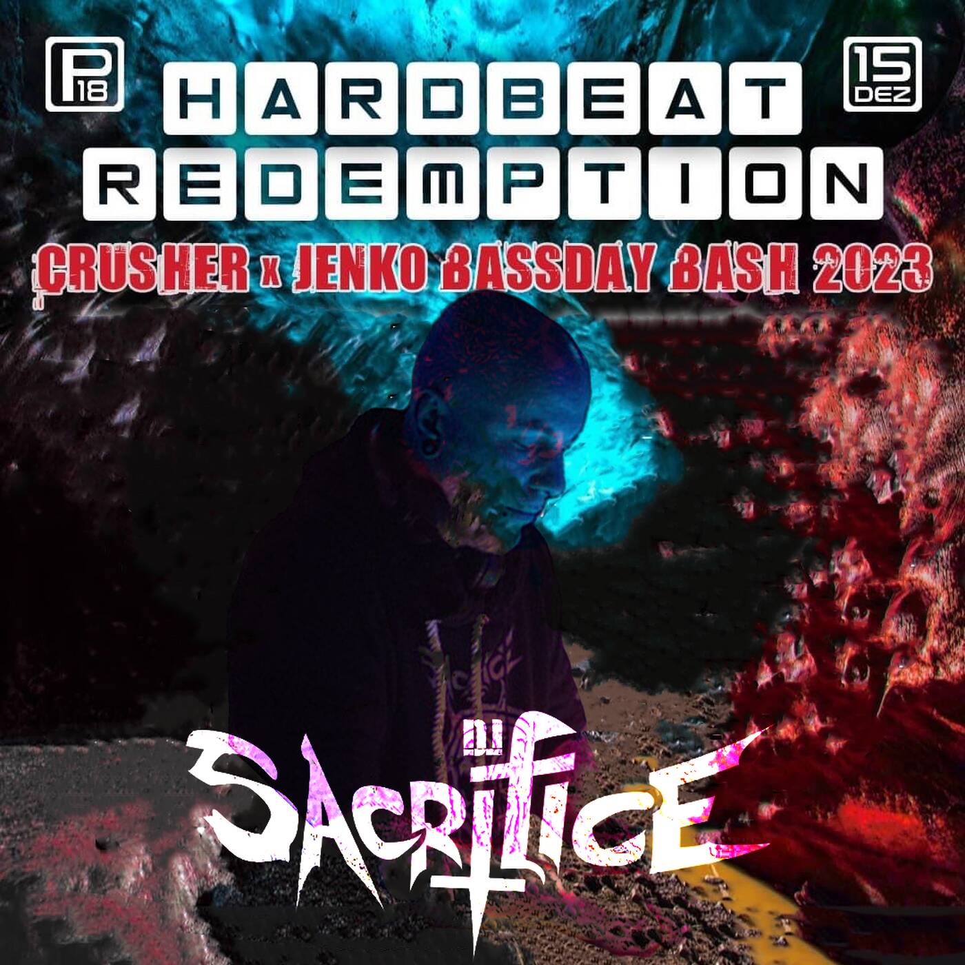 DJ Sacrifice @ Hardbeat Redemption Crusher X Jenko Bassday Bash 15.12.2023
