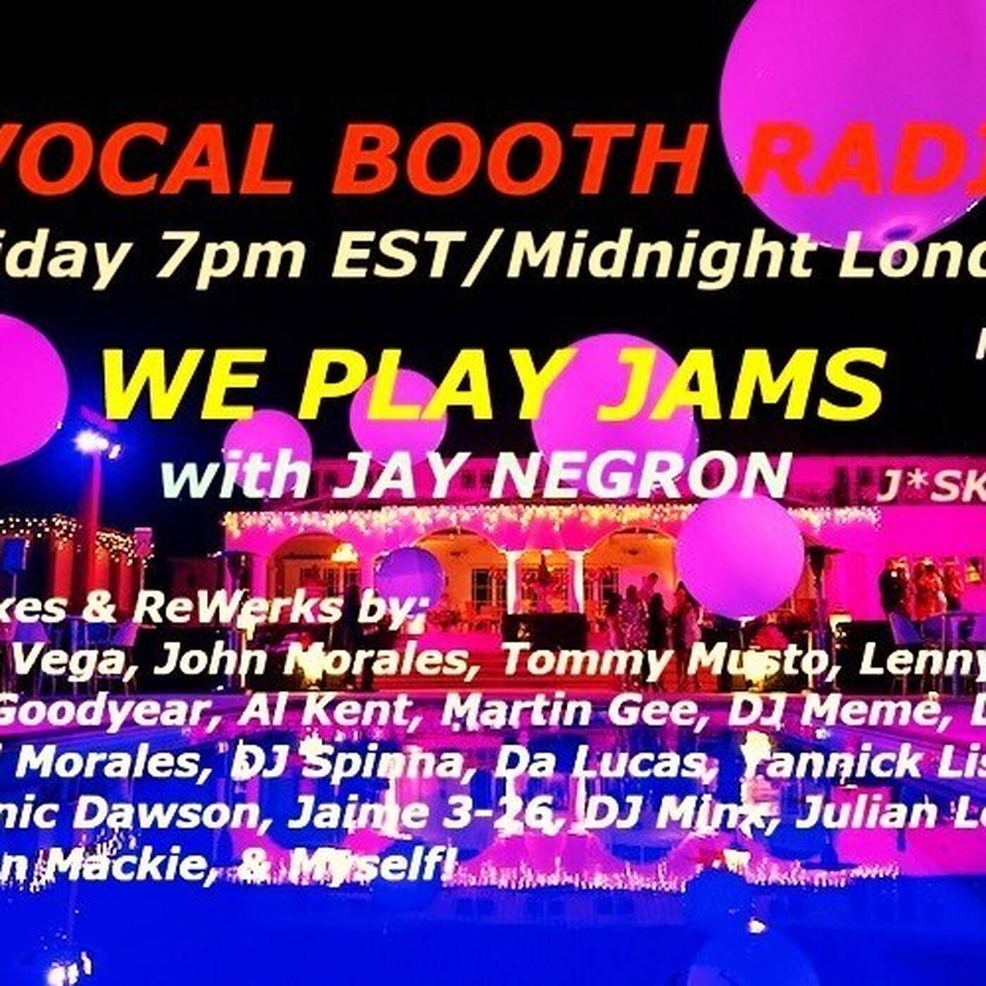 JAY NEGRON on VOCAL BOOTH RADIO - May 1, 2026 episode artwork