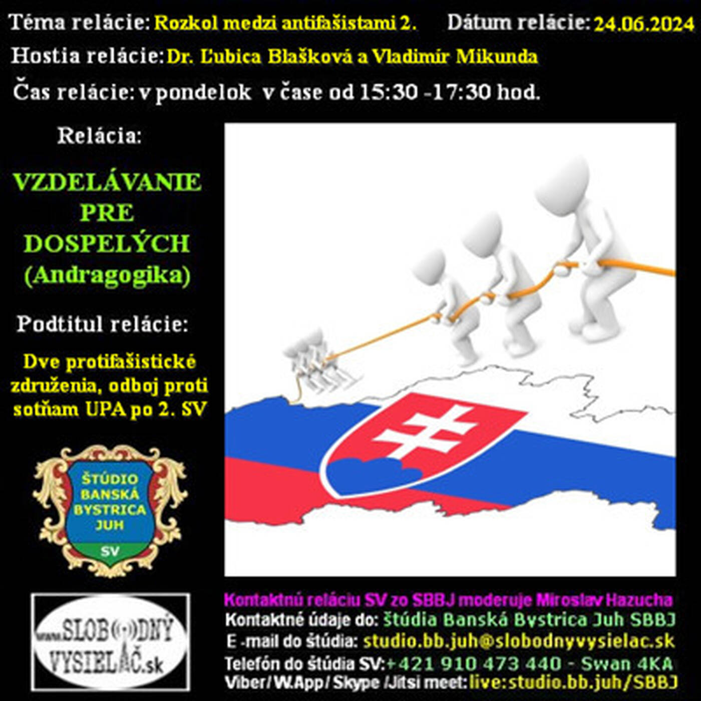 Vzdelávanie pre dospelých 407 - 2024-06-24 Rozkol protifašistického hnutia 2. episode artwork
