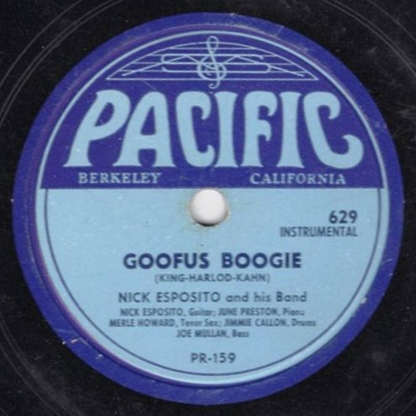Nick Esposito And His Band - Goofus Boogie (1947 Pacific Records 629) episode artwork